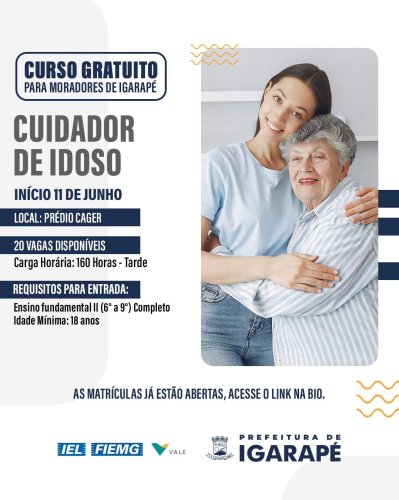 Photo post from prefeituradeigarape.