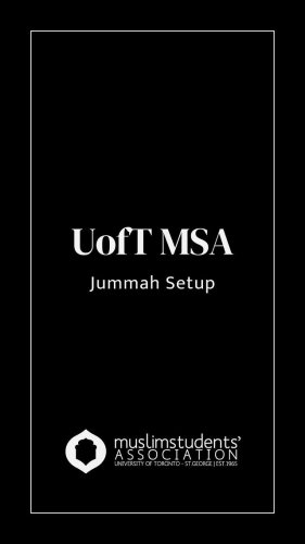 Video post from uoftmsa.
