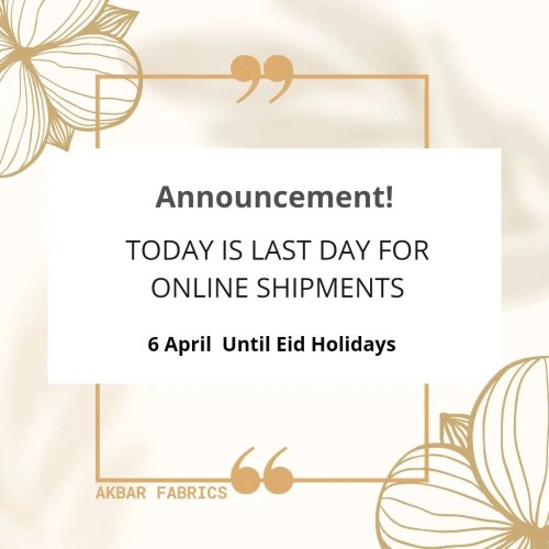 Photo post from akbar_fabrics_.