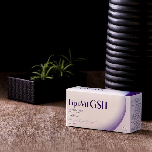 【廉価販売】LipoVit GSH （国産リポソームGSH） 4箱 ビタミン