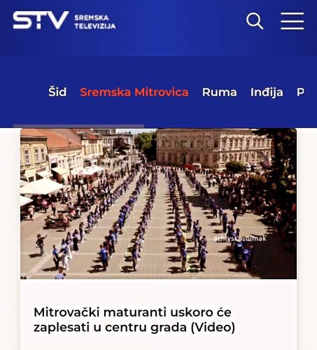 Photo post from sremskatelevizija.