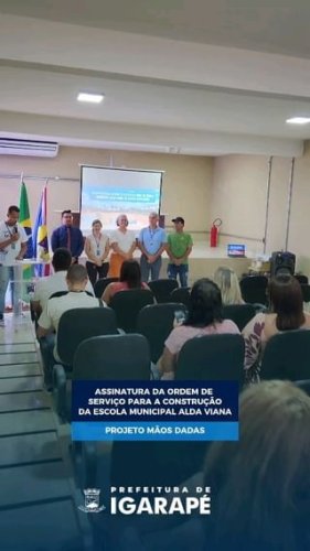 Video post from prefeituradeigarape.