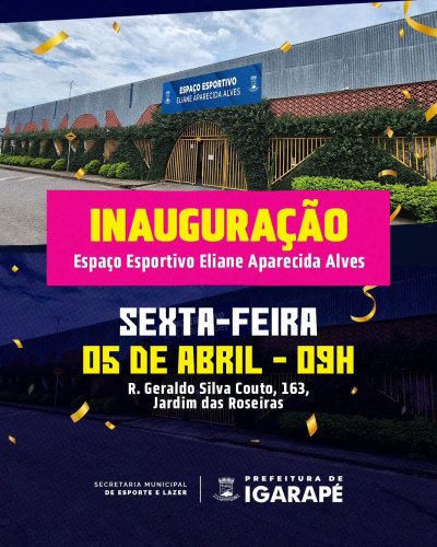 Photo post from prefeituradeigarape.