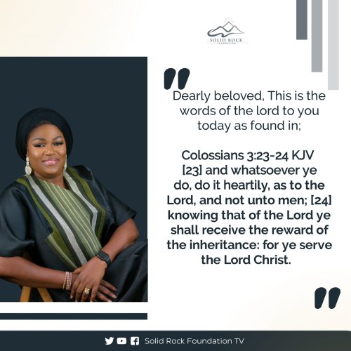 Photo post from solidrockfoundation_.