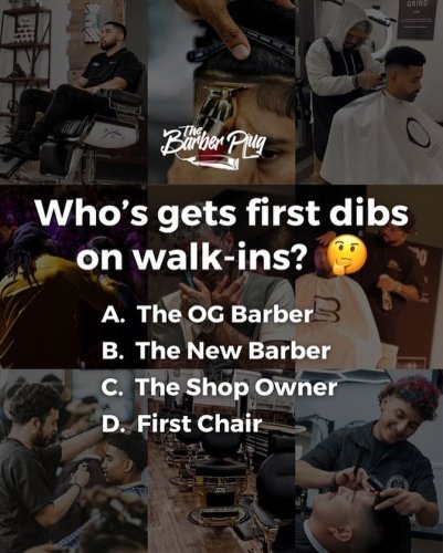 Photo post from iamthebarberplug.