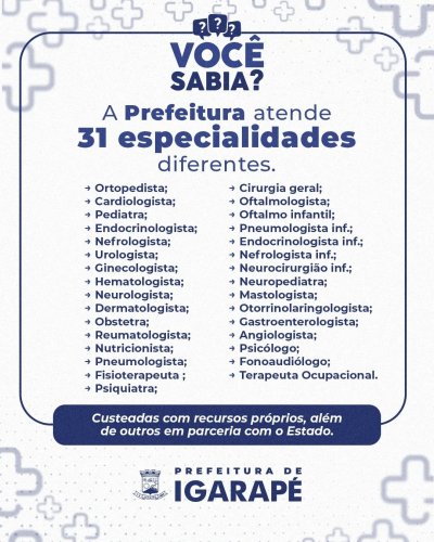 Photo post from prefeituradeigarape.