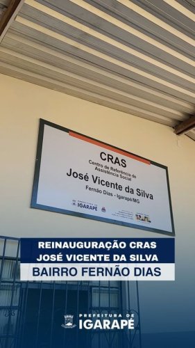 Video post from prefeituradeigarape.