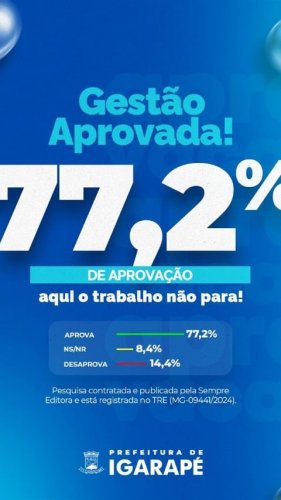 Video post from prefeituradeigarape.