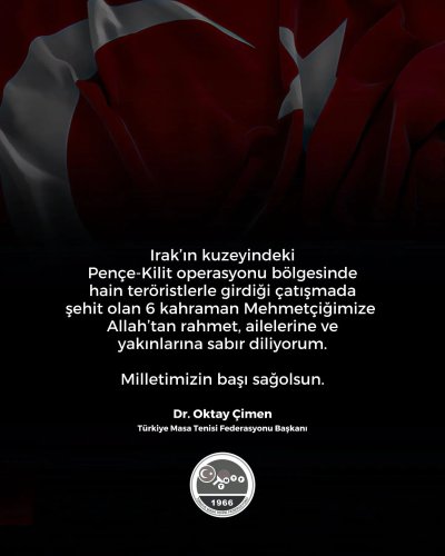 Photo post from turkiyemasatenisifederasyonu.