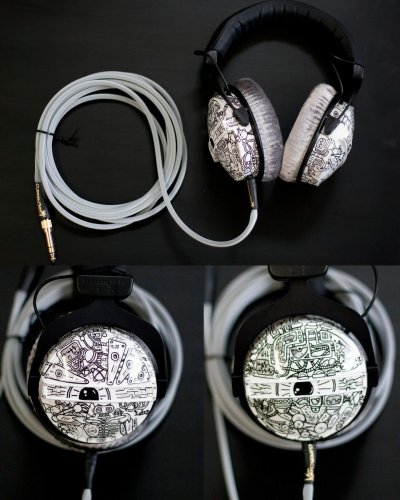 Photo post from customcans_headphones.