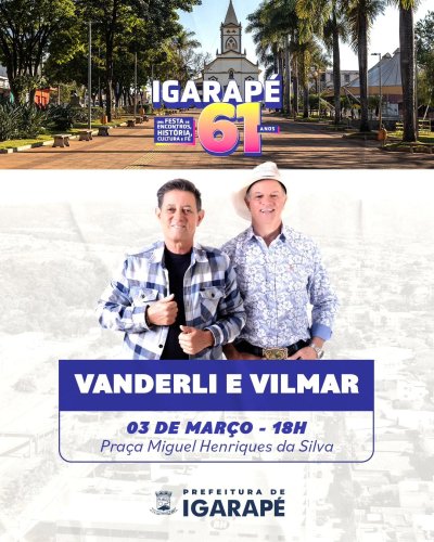 Photo post from prefeituradeigarape.