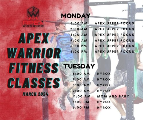 Carousel post from apexwarriorfitness.