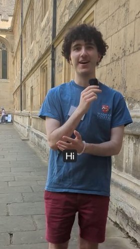 Video post from wadhamoxford.