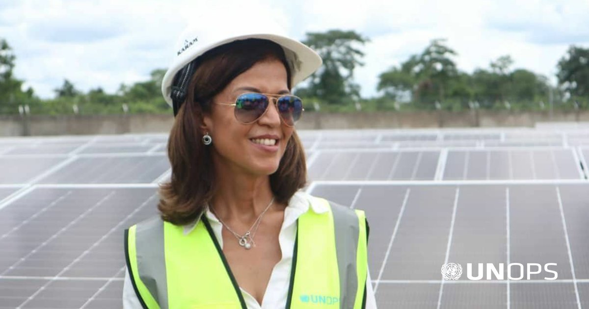 Photo post from @UNOPS.