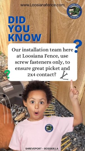 Video post from loosianafenceandpatios.