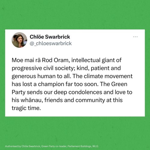 Photo post from nzgreenparty.