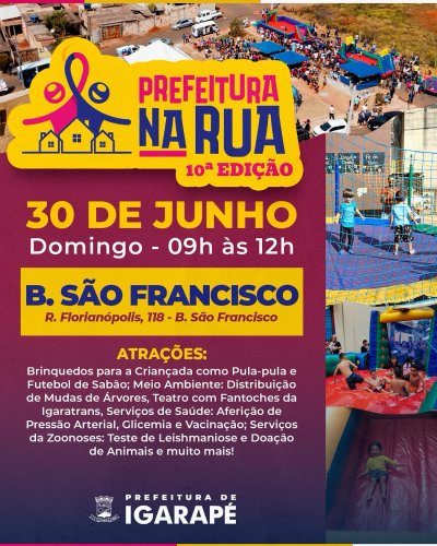 Photo post from prefeituradeigarape.