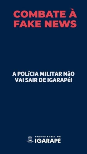 Video post from prefeituradeigarape.