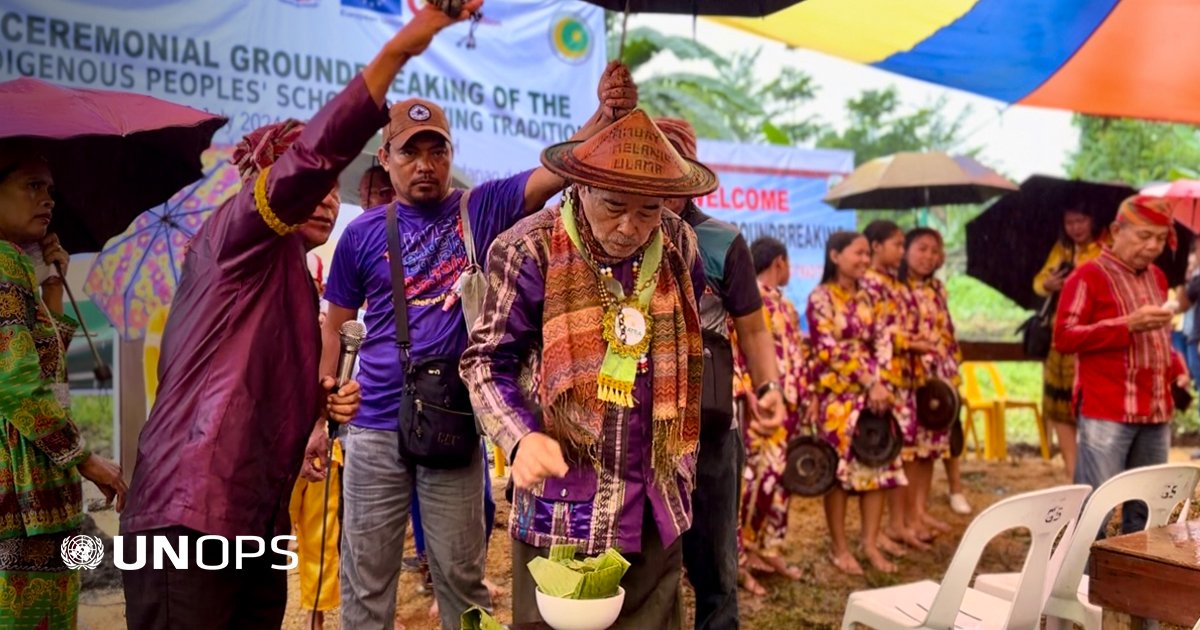 Photo post from @UNOPS.