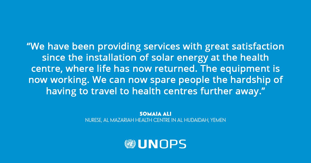 Photo post from @UNOPS.
