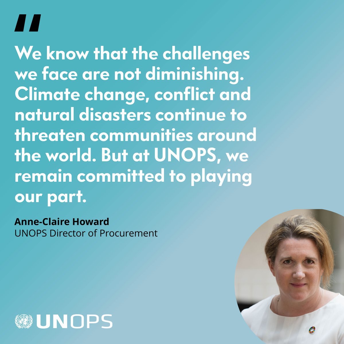 Photo post from @UNOPS.