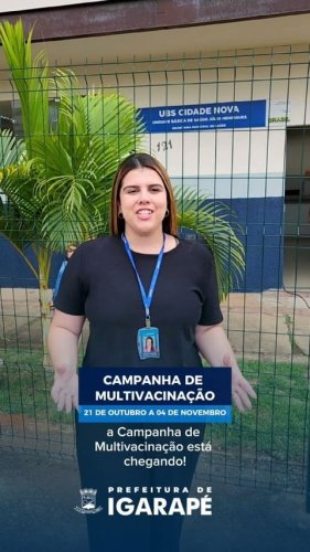 Video post from prefeituradeigarape.