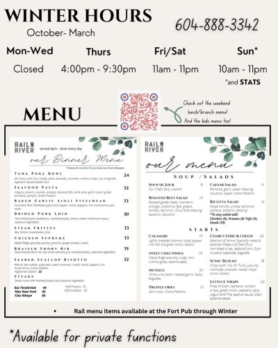 Photo post from railandriverbistro.