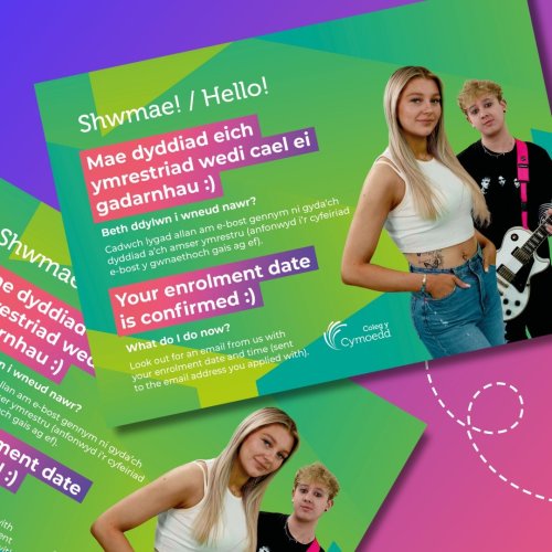 Photo post from colegycymoedd.