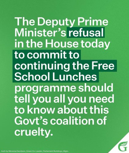 Photo post from nzgreenparty.