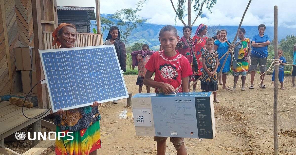 Photo post from @UNOPS.