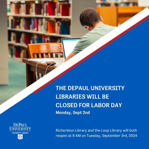 Photo post from depaul_library.