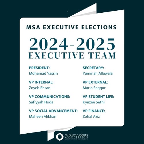 Photo post from uoftmsa.