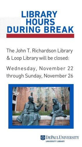 Video post from depaul_library.