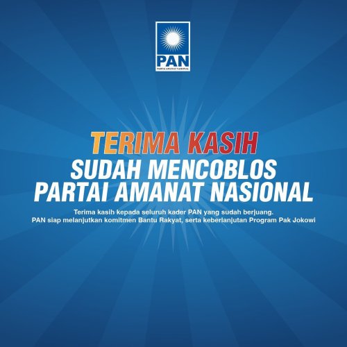Photo post from amanatnasional.