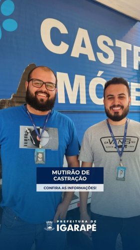 Video post from prefeituradeigarape.