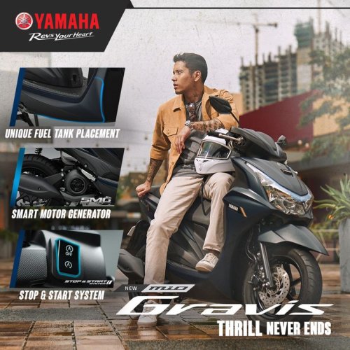 Yamaha Motor Philippines, Inc. - Mio Fino Premium is a combination of both  modern and classical feel, merged to create an extravagant design vastly  fitted on the urban roads. It is highly