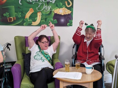 Carousel post from Ventress Hall care home.