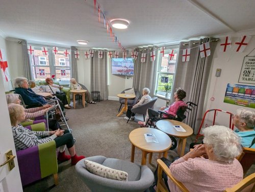 Carousel post from Ventress Hall care home.