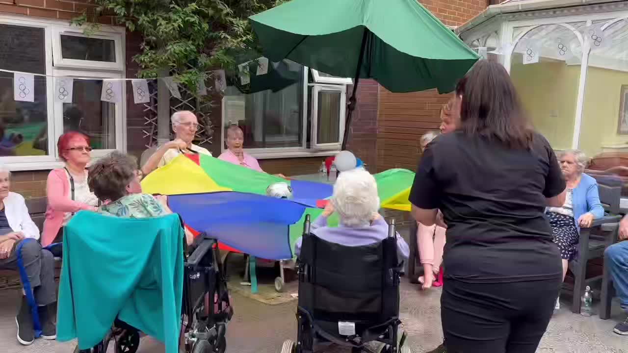 Video post from Ventress Hall care home.