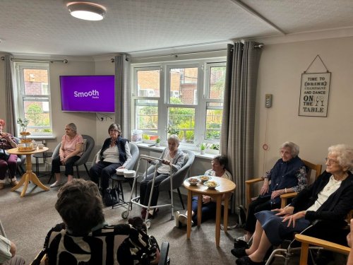 Carousel post from Ventress Hall care home.