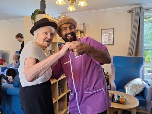 Carousel post from Ventress Hall care home.