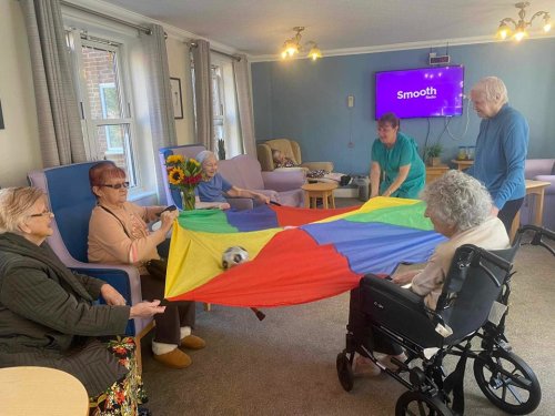 Carousel post from Ventress Hall care home.