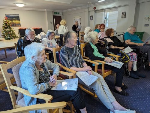 Photo post from Ventress Hall care home.