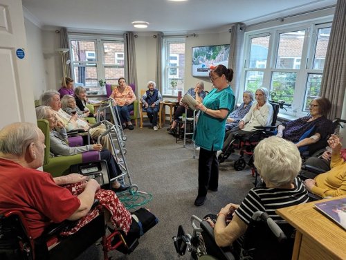 Carousel post from Ventress Hall care home.