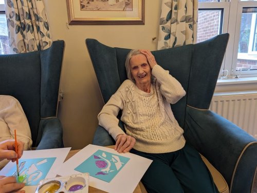 Carousel post from Ventress Hall care home.