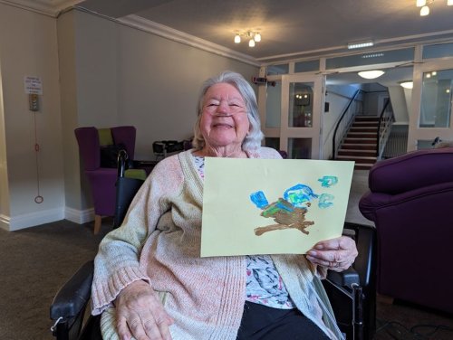 Carousel post from Ventress Hall care home.