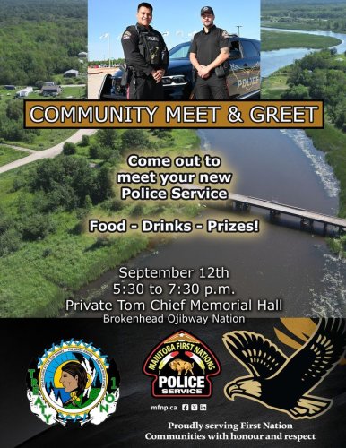 Photo post from Manitoba First Nations Police Service.