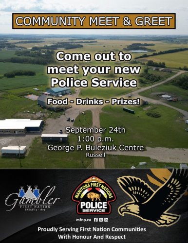 Photo post from Manitoba First Nations Police Service.
