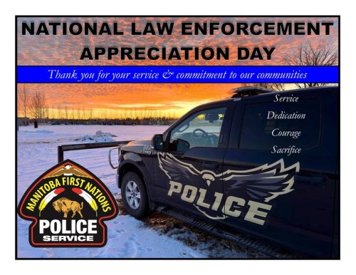 Photo post from Manitoba First Nations Police Service.