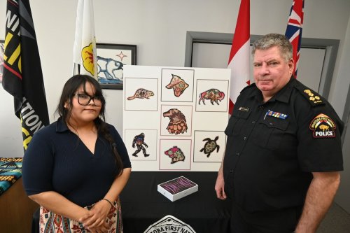 Carousel post from Manitoba First Nations Police Service.